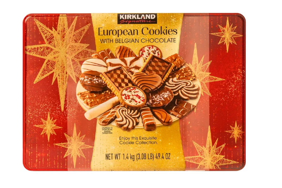 LATA DE GALLETAS EUROPAN COOKIES KIRKLAND 1.4 KG