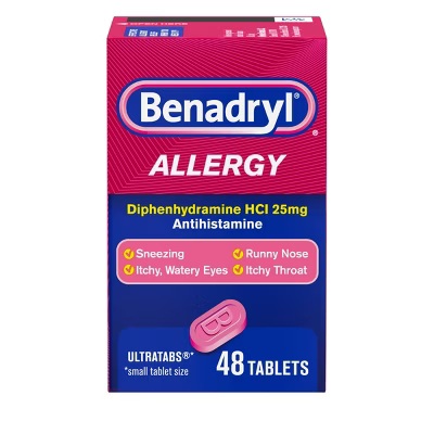 RV BENADRYL ALLERGY 25MG X 48 TAB CAJITA
