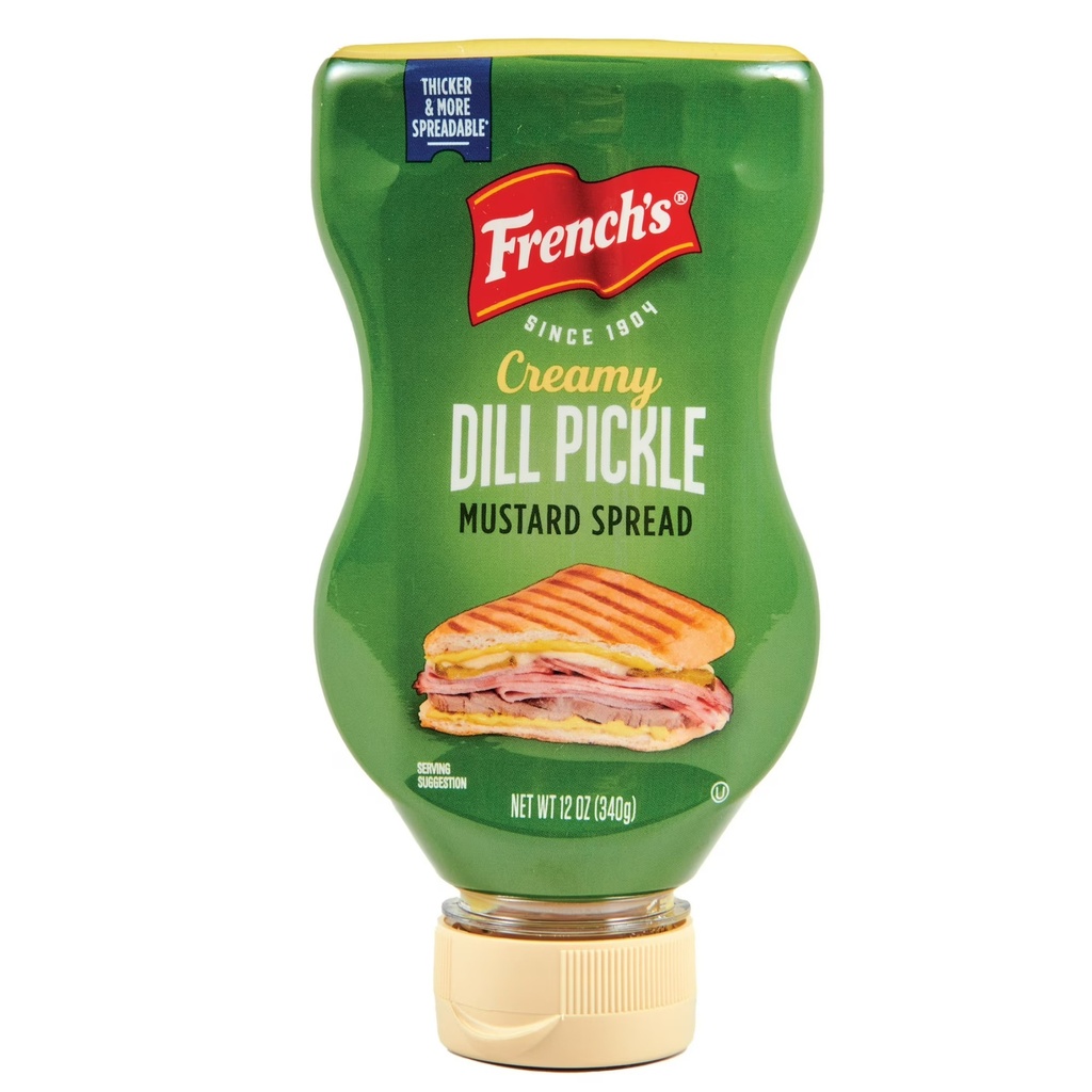 CREAMY DILL PICKLE MUSTARD SPREAD FRENCHS 340 GR