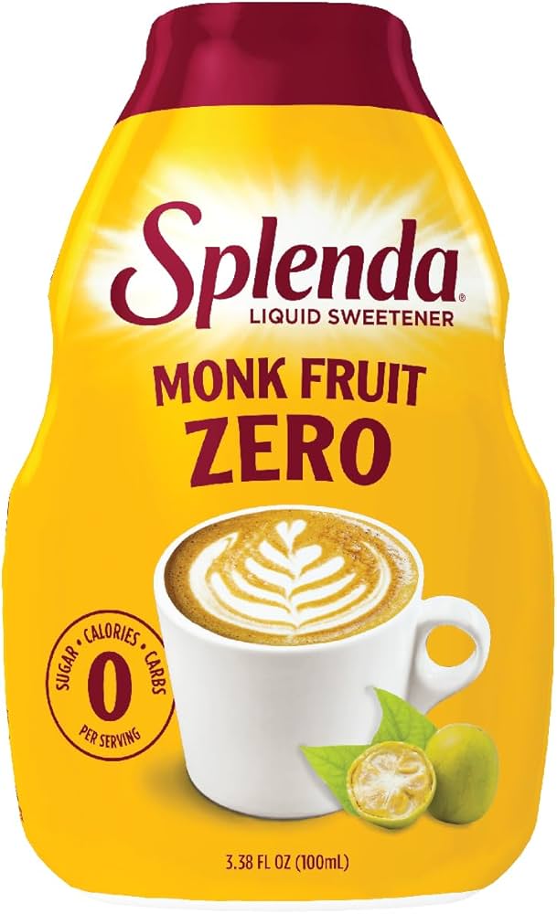 SPLENDA LIQUID SWEETENER MONK FRUIT ZERO 100ML