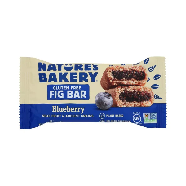 NATURES BAKERY FIG BAR BLUEBERRY BARRA PROTEICA GLUTEN FREE  57 GR