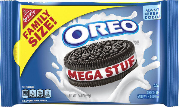 GALLETA NABISCO OREO MEGA STUF 499 G