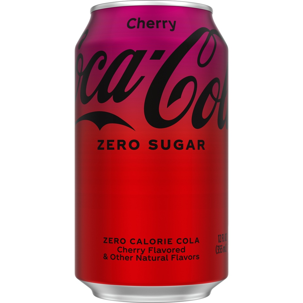 COCA COLA CHERRY ZERO SUGAR 355ML LATA