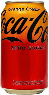 COCA COLA ORANGE CREAM ZERO SUGAR 355ML LATA