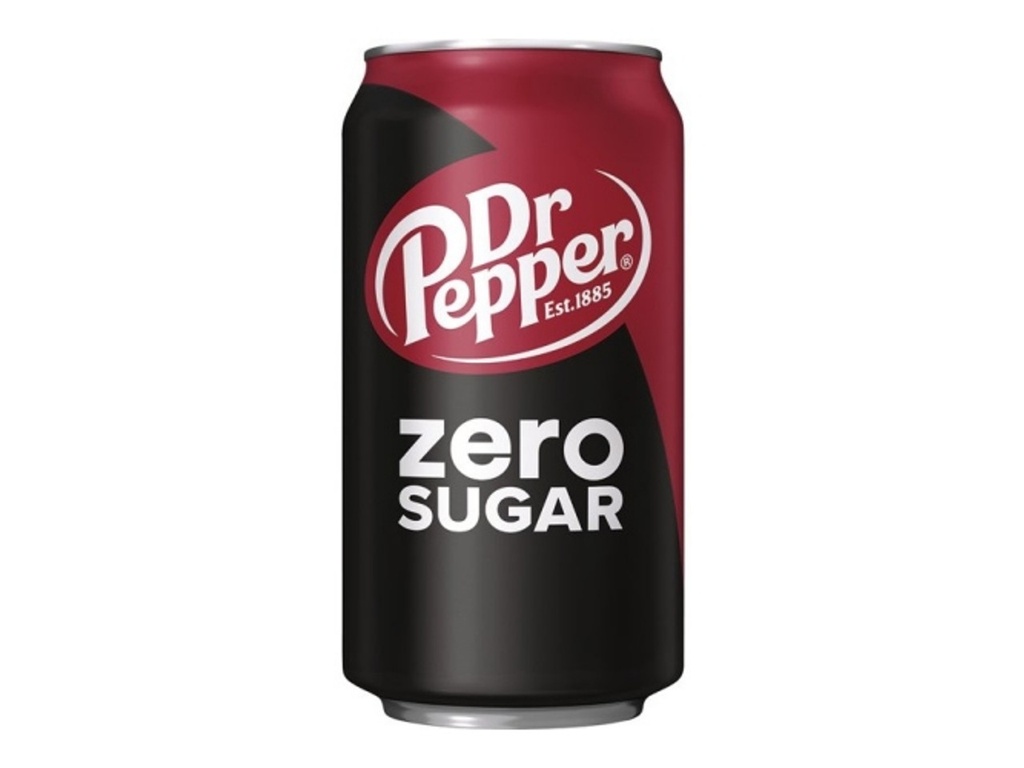 DR PEPPER ZERO SUGAR 355ML LATA