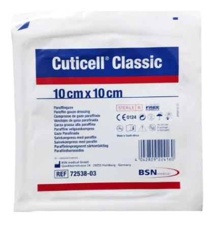 GASA PARAFINADA 10X10 CM CUTICELL