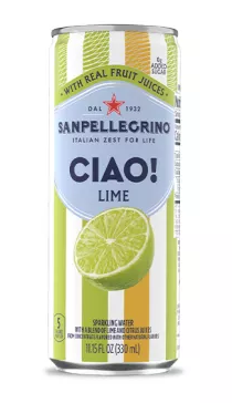 AGUA SPARKLING SANPELLEGRINO CIAO LIME 330 ML