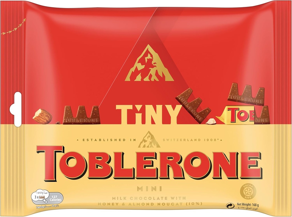 CHOCOLATE TOBLERONE SWISS TINY MILK 100 GR