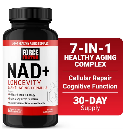 NAD + LONGEVITY 60 CAP FORCE FACTOR
