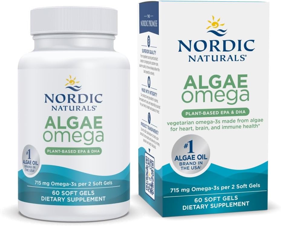 ACEITE DE ALGAS OMEGA 60 SOFT GELS NORDIC NATURALS