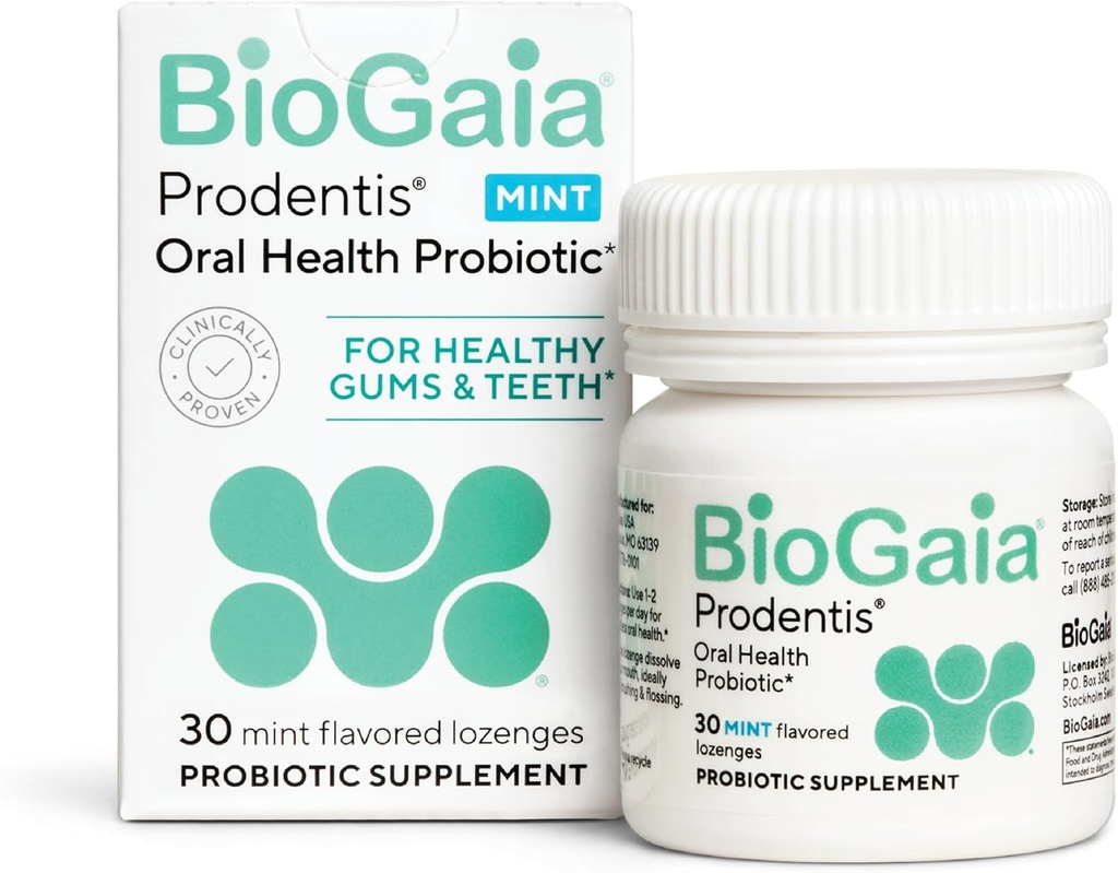 BIOGAIA PRODENTIS ORAL HEALTH PROBIOTIC 30 MINT