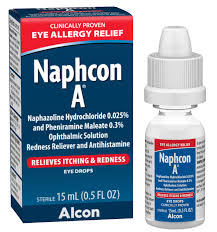 NAPHCON A RELIEVES ITCHING & REDNESS 15ML ALCON