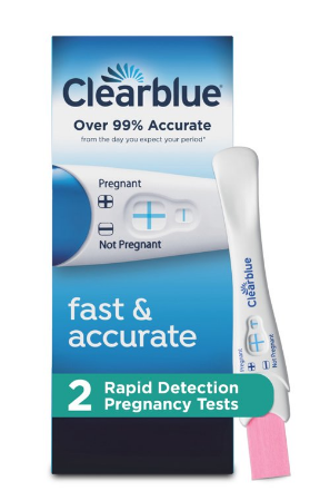 PRUEBA DE EMBARAZO CLEARBLUE FAST & ACCURATE 2 TEST