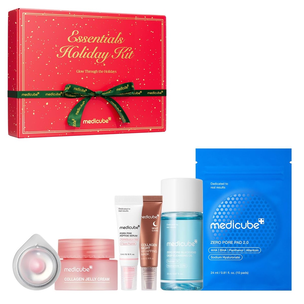 MEDICUBE ESSENTIALS HOLIDAY SET DE REGALO 6 CT