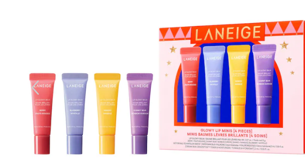 GLOWY LIP MINIS GIFS SET 4 CT LANEIGE