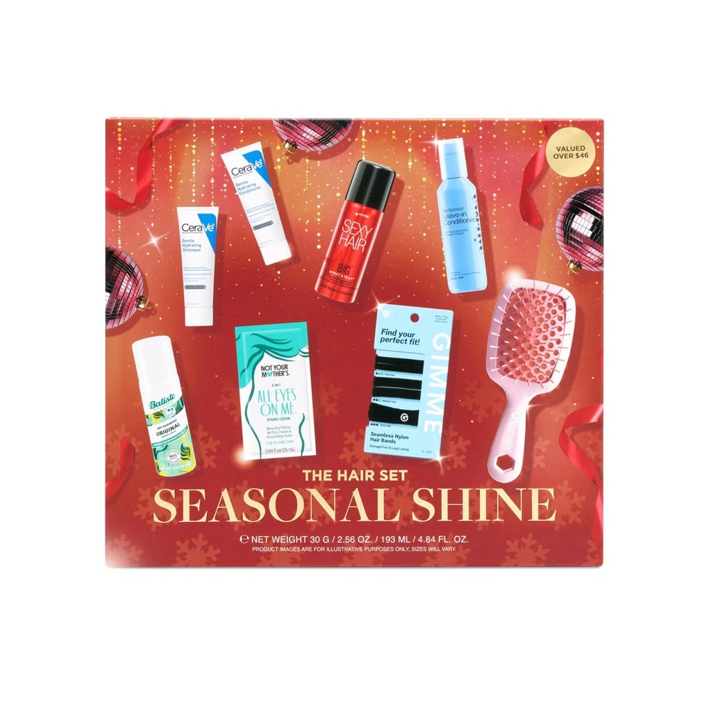 THE HAIR SET SEASONAL SHINE 8 CT