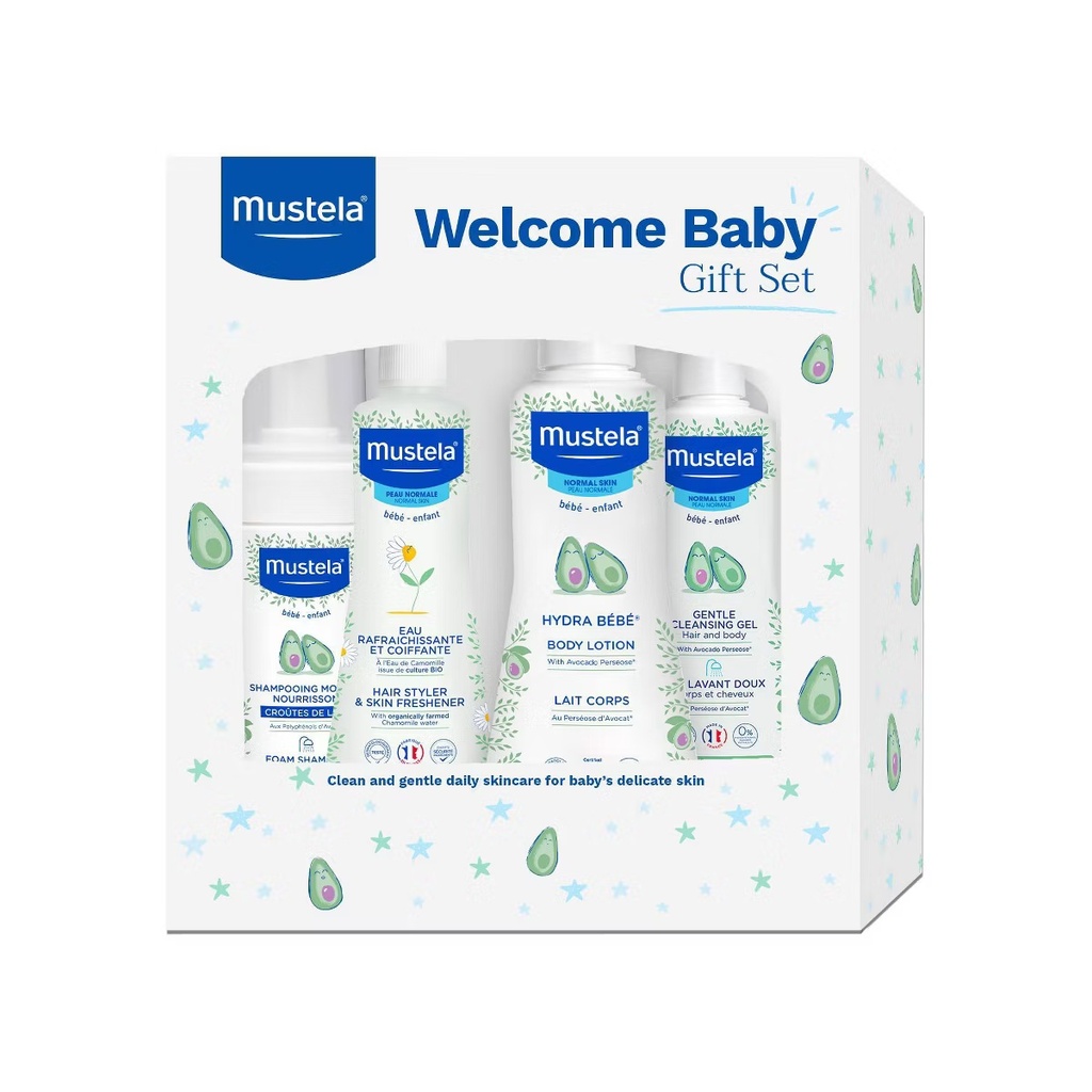 MUSTELA WELCOME BABY GIFT SET 4 CT