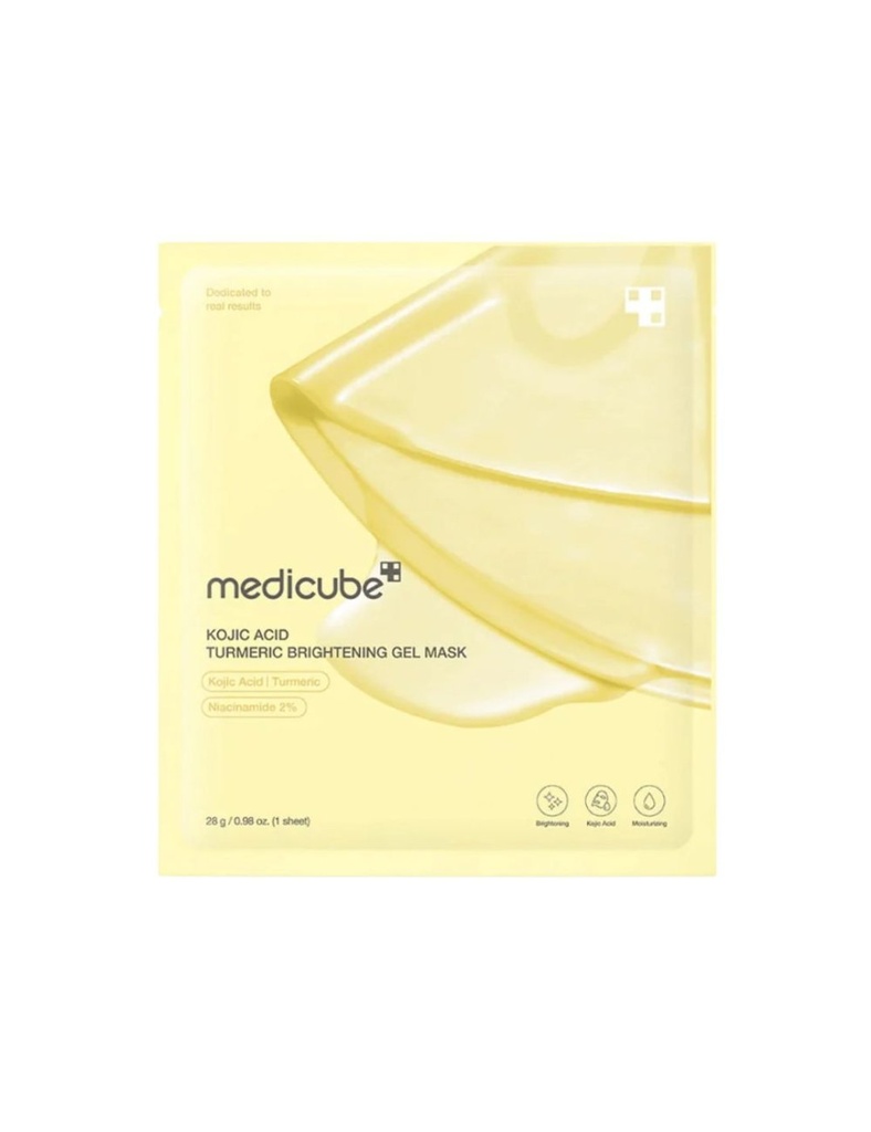KOJIC ACID TURMERIC BRIGHTENING GEL MASK MEDICUBE