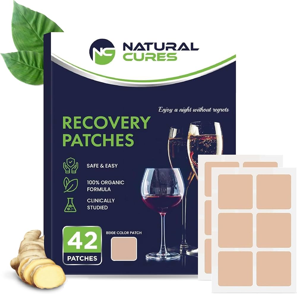 RECOVERY PATCHES 42 UNID NATURAL CURES
