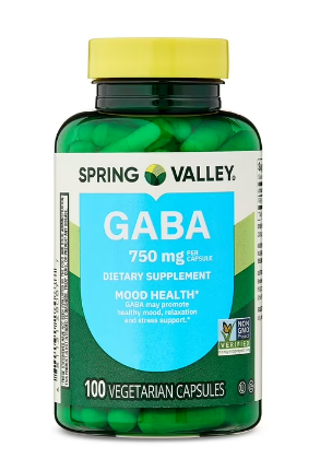 GABA 750mg x 100 CÁPSULAS SPRING VALLEY