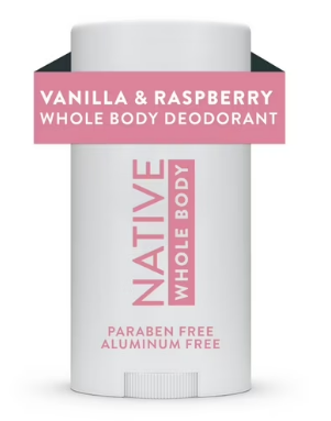 NATIVE DESODORANTE VAINILLA Y RASPBERRY 68 GR