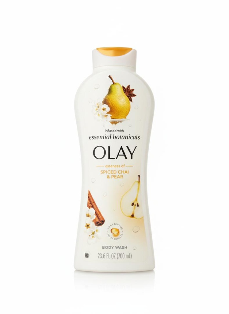 OLAY BODY WASH SPICED CHAI & PEAR 700ML