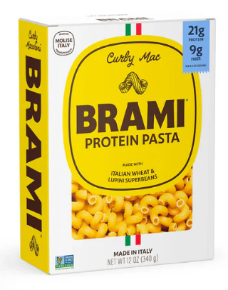 PROTEIN PASTA CURLY MAC BRAMI 454 G