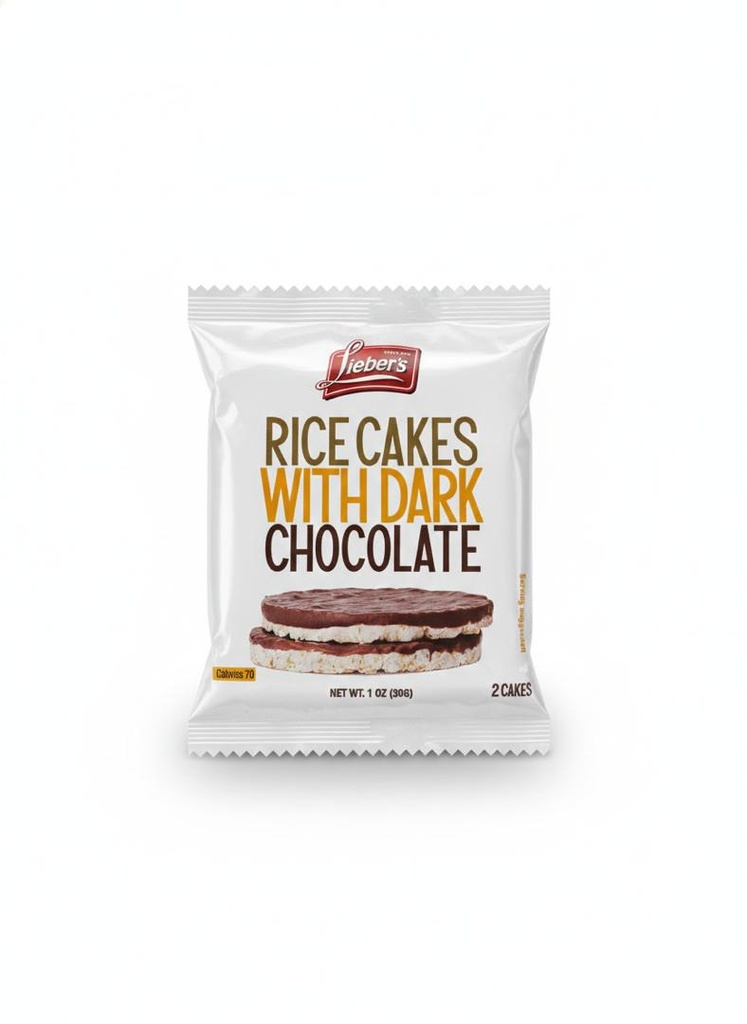 TORTILLAS DE ARROZ CUBIERTA DE CHOCOLATE LIEBERS