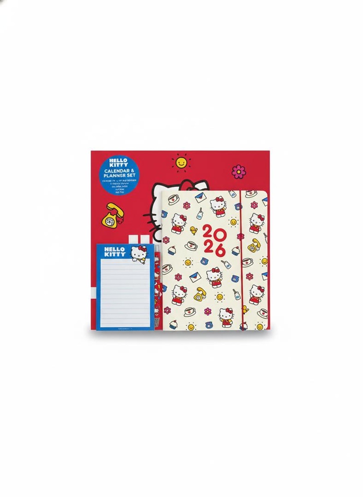 SET CALENDARIO Y PLANIFICADOR HELLO KITTY 2026