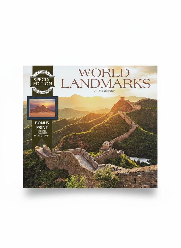 CALENDARIO 2026 WORLD LANDMARKS