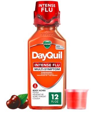 VICKS JARABE DAYQUIL INTENSE FLU MULTI-SYMTOM CHERRY 354 ML