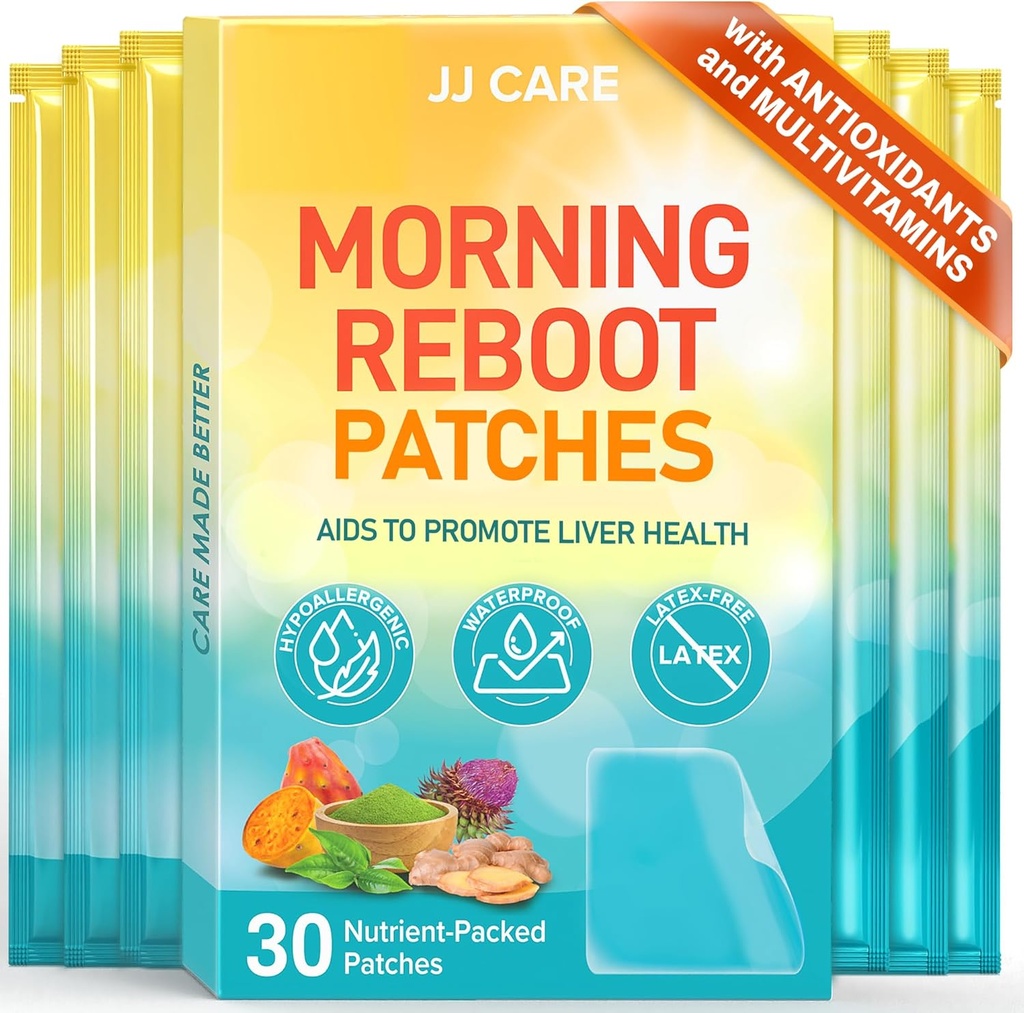 PARCHES DE REINICIO MATUTINO 30 PARCHES JJ CARE
