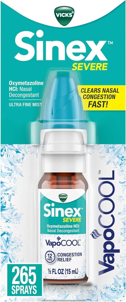 SINEX SEVERE VAPOCOOL 15 ML VICKS