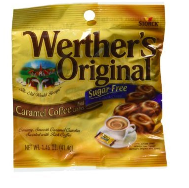 CARAMELOS WERTHERS ORIGINAL CARAMEL COFFEE SUGAR FREE 41,4GR