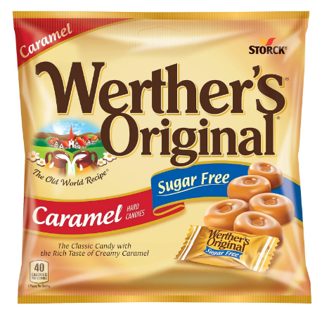 CARAMELOS WERTHERS ORIGINAL CARAMEL SUGAR FREE 41,4 GR