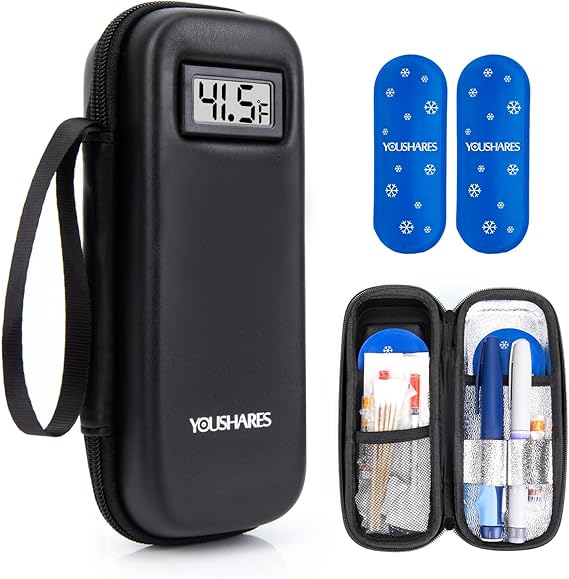 COOLER PORTA INSULINA 24 HR CON PANTALLA YOUSHARES