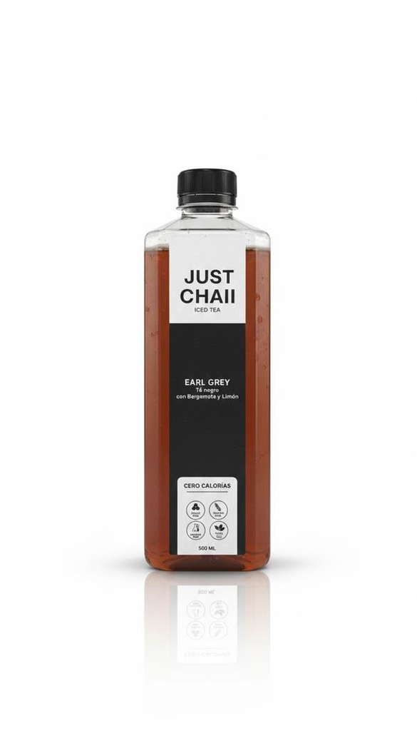 ICED TEA JUST CHAII EARL GREY - CON BERGAMOTA Y LIMON 500ML