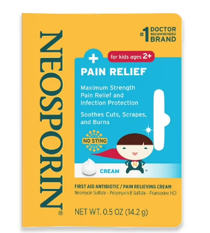 NEOSPORIN CREMA PAIN RELIEF FOR KIDS 14.20 GR