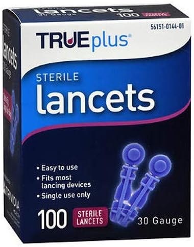 LANCETS 30G 100 UNID TRUEPLUS
