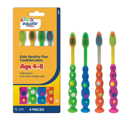 CEPILLO DENTAL KIDS 4 PIECES EQUATE