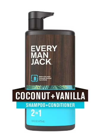 SHAMPOO + ACONDICIONADOR COCONUT EVERY MAN JACK 473 ML