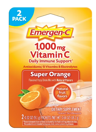 EMERGEN C 1000 MG SUPER ORANGE 2 PACK