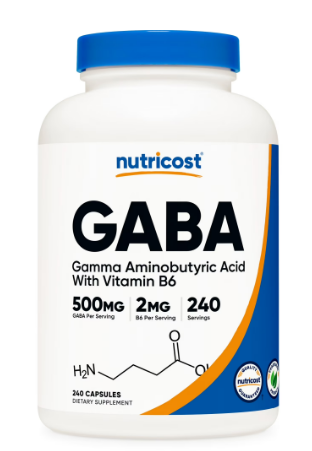 GABA 500mg x 240 CÁPSULAS NUTRICOST