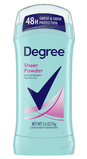 DESODORANTE DEGREE SHEER POWDER 74 G