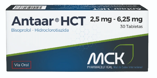 ANTAAR HCT 2.5 MG / 6.25 MG 30 TAB MCK