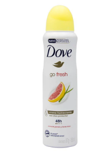 DESODORANTE DOVE EN SPRAY GRAPEFRUIT AND LEMONGRASS 150 ML