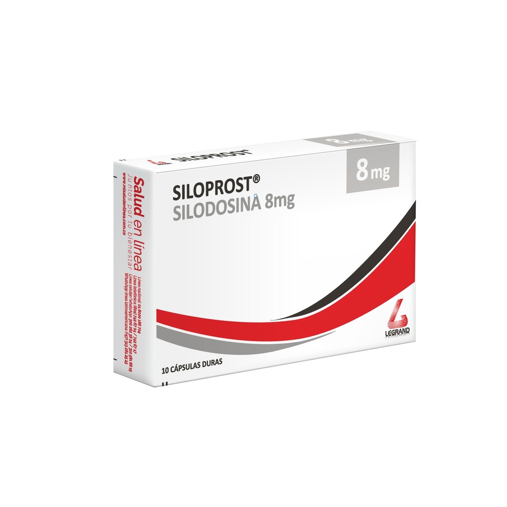 SILOPROST 8MG 30 CAP MSN