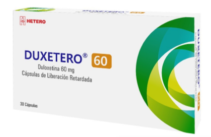 DUXETERO 60 MG LIBERACION RETARDADA 30 CAP HETERO