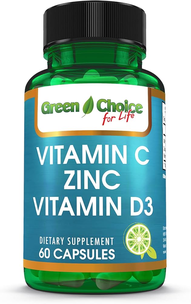 VITAMINA C - ZINC - VITAMINA D3 GREEN CHOICE 60 CAP