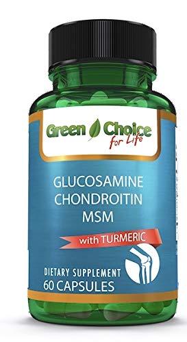 GLUCOSAMINE CHONDROITIN MSM GREEN CHOICE 60 CAP